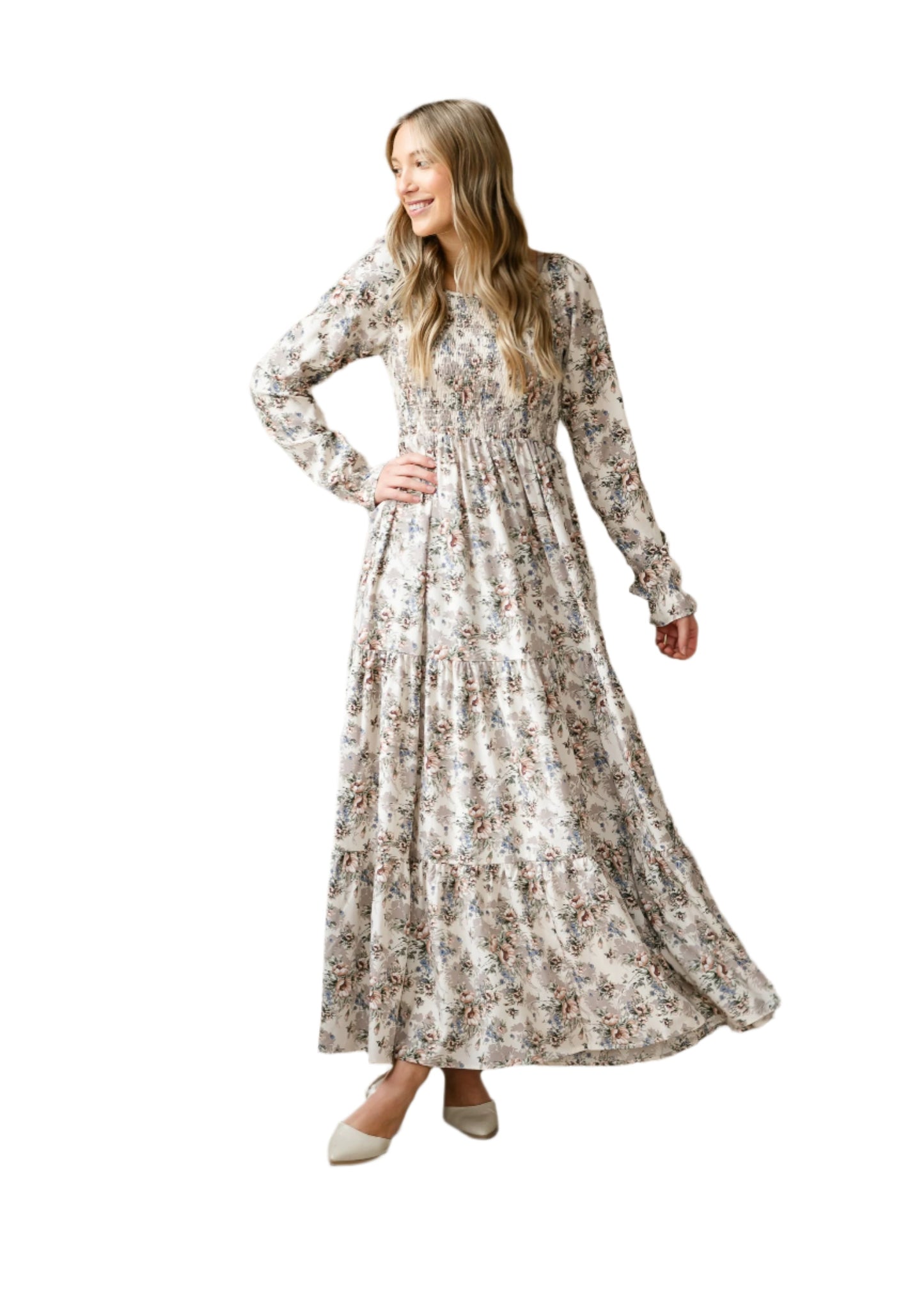 Gia Long Sleeve Maxi Dress - Concordia Style Boutique
