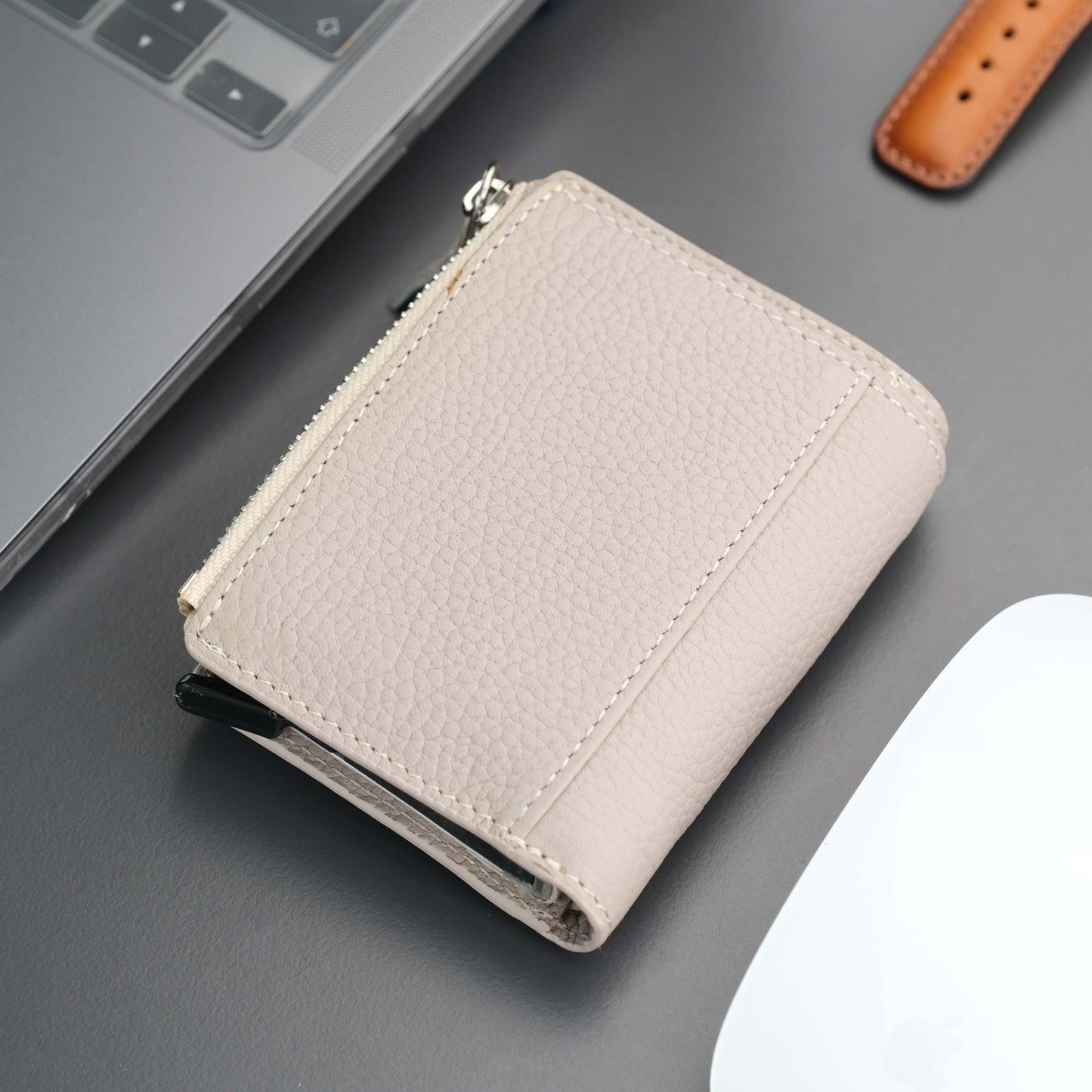 Glenrock Mink Leather Pop-up Cardholder Wallet - Concordia Style Boutique