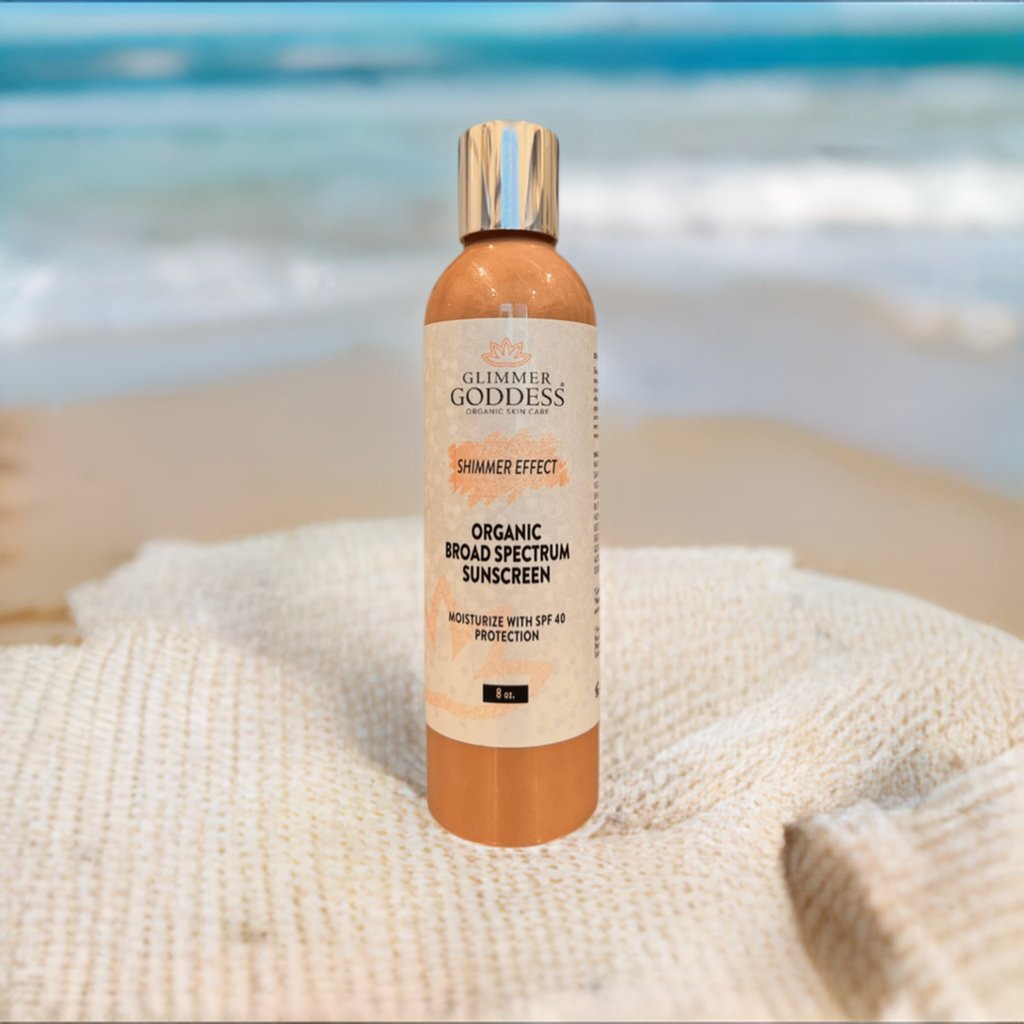 Goddess Glow Shimmer Suntan Lotion SPF 40 - Reef-Safe Radiance - Concordia Style Boutique