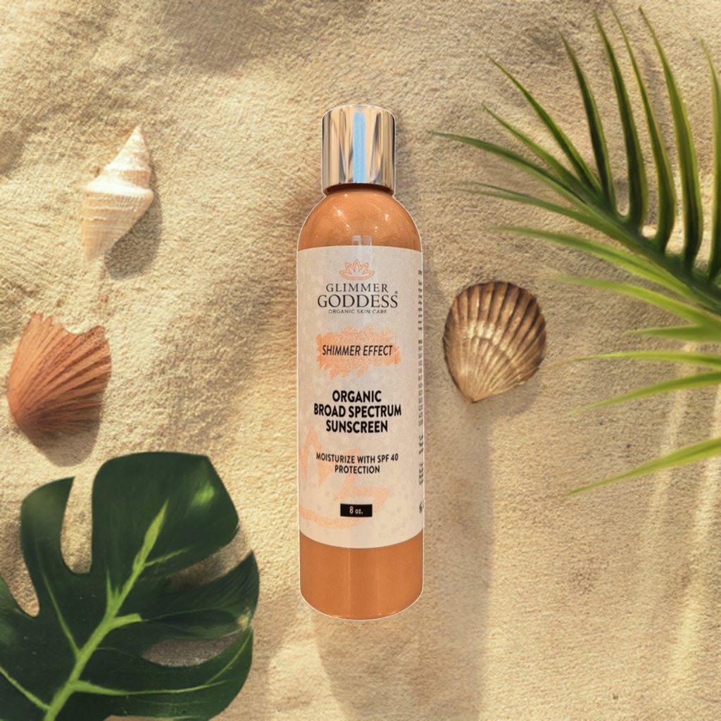 Goddess Glow Shimmer Suntan Lotion SPF 40 - Reef-Safe Radiance - Concordia Style Boutique