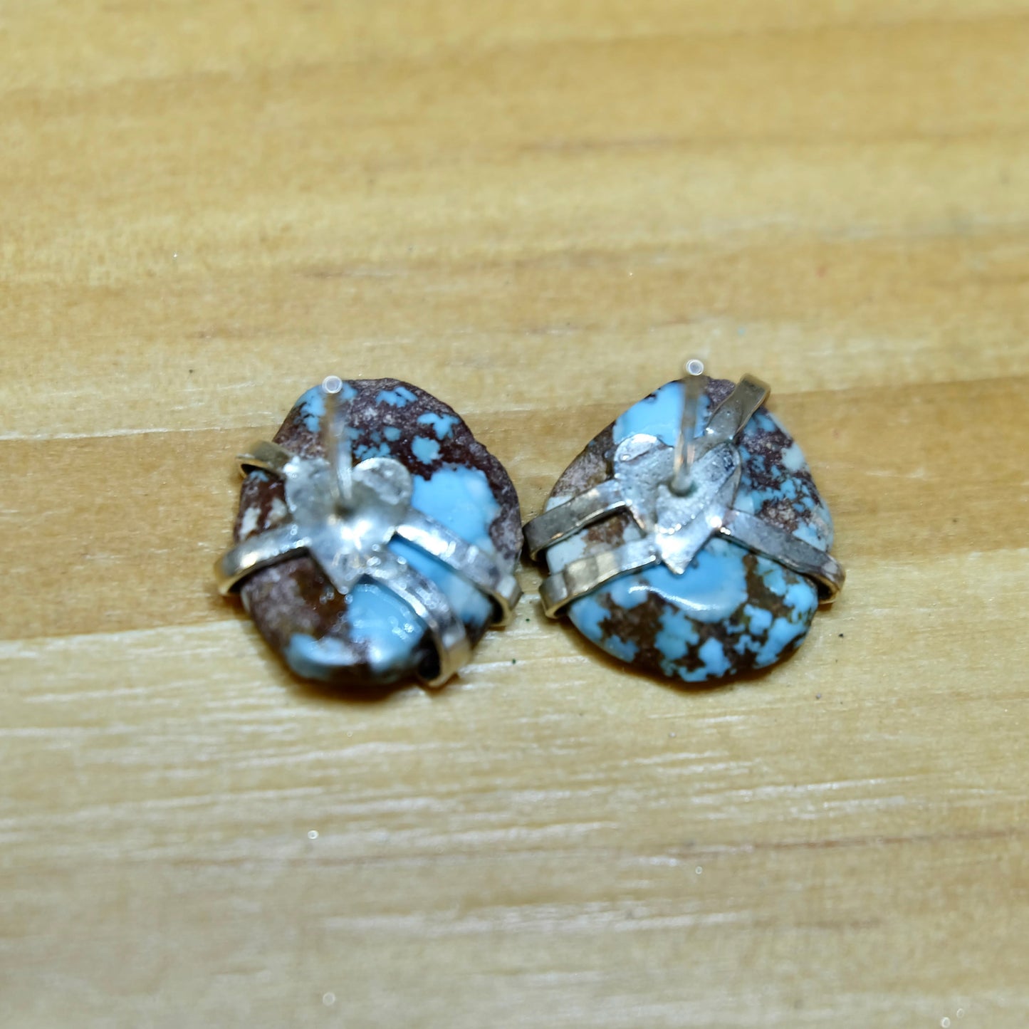 Golden Hills Turquoise Stud Earrings