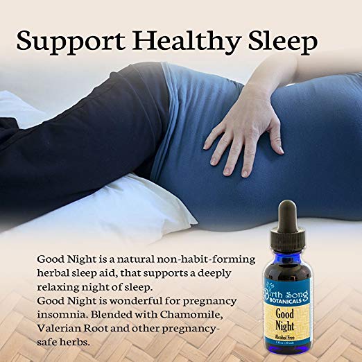 Good Night Herbal Sleep Tincture with Valerian and Passionflower, Natural Sleep and Relaxation Support Supplement 1 oz. - Concordia Style Boutique