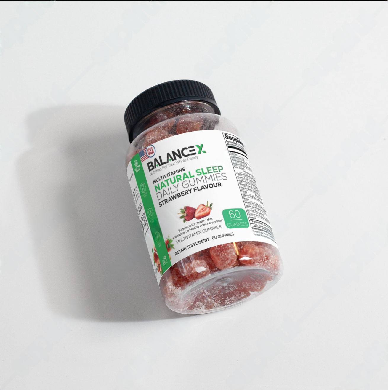 Multivitamin Natural Sleep VitaBears Daily Gummies (Strawberry Flavour)