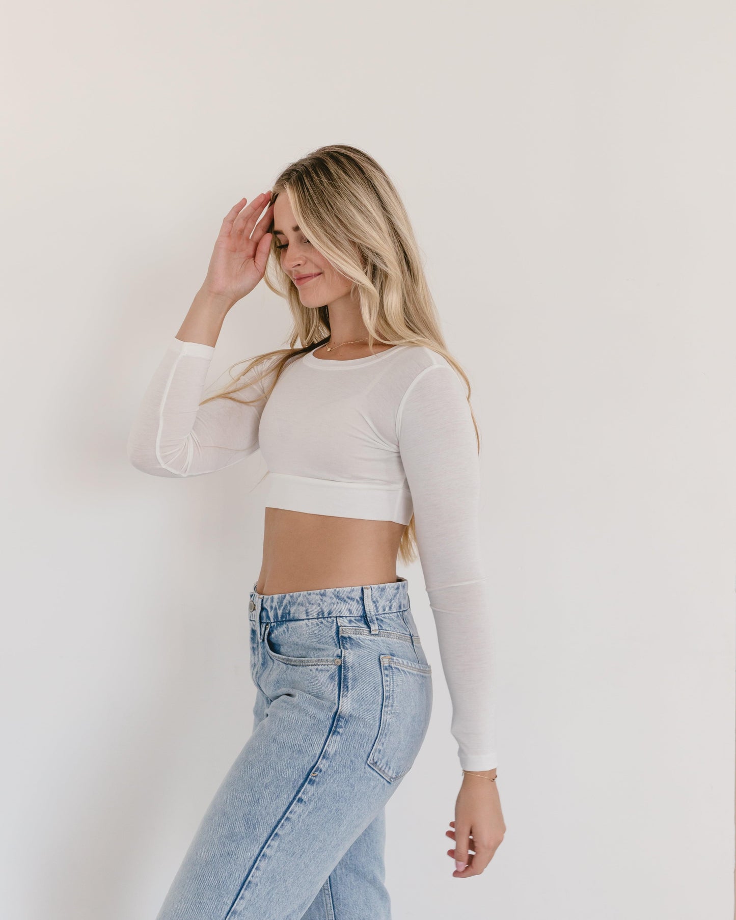 Crew Neck Long Sleeve Halftee - Concordia Style Boutique