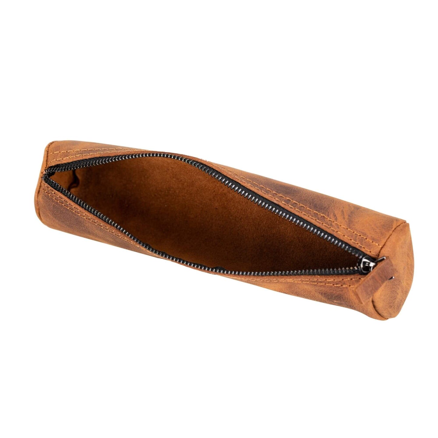 Handmade Genuine Cow Leather Pencil Case - Concordia Style Boutique
