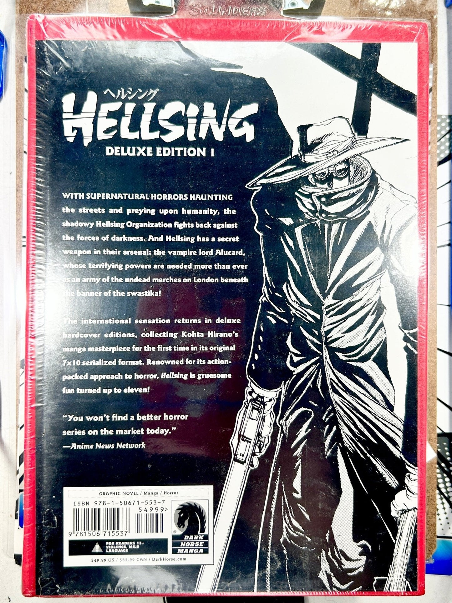 Hellsing Deluxe Hardcover Vol 1 Brand New Sealed