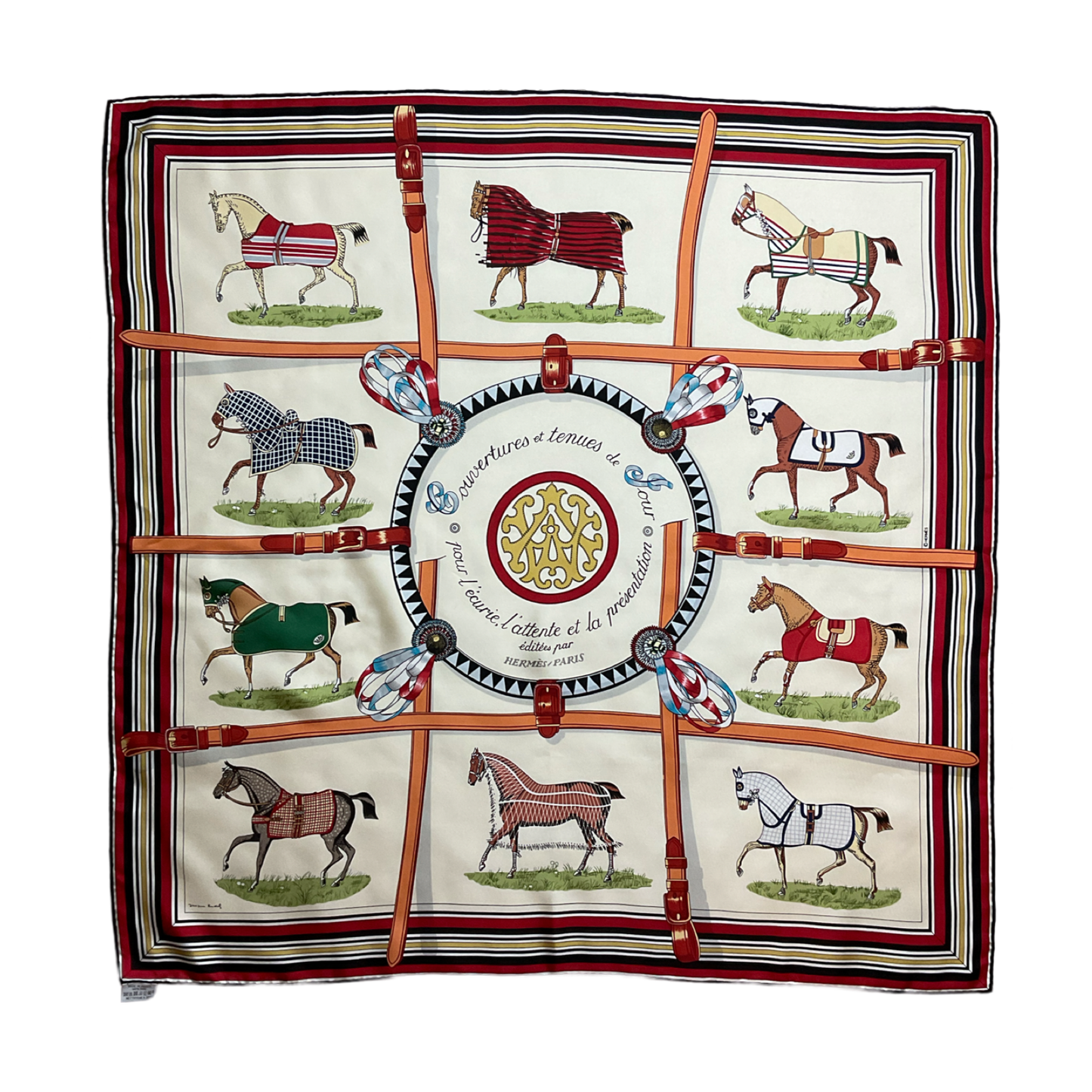 Couvertures et Tenues du Jour Ivory Vintage Scarf Crossbody Bag