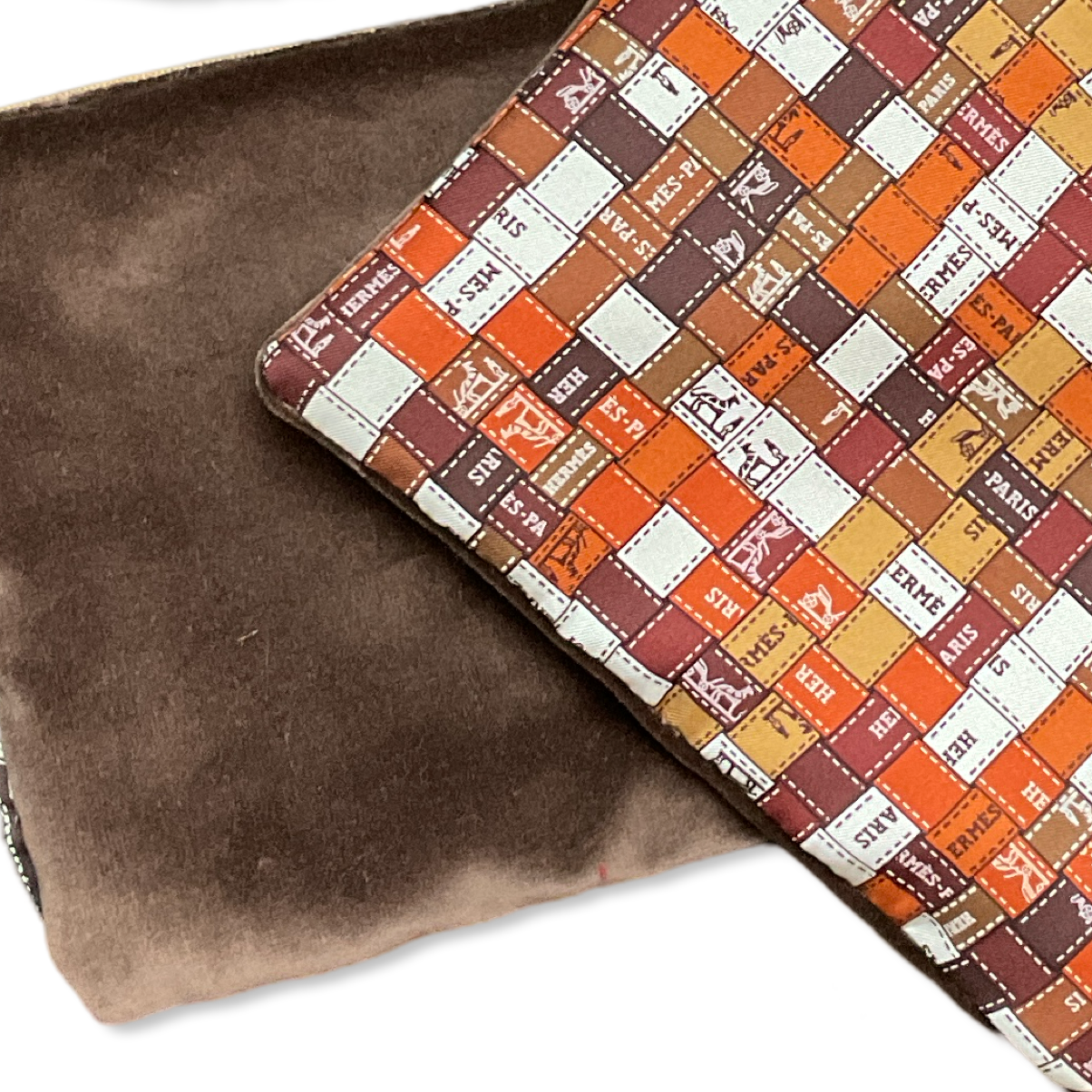 Bolduc Au Carre Vintage Silk Scarf All-Around Bag