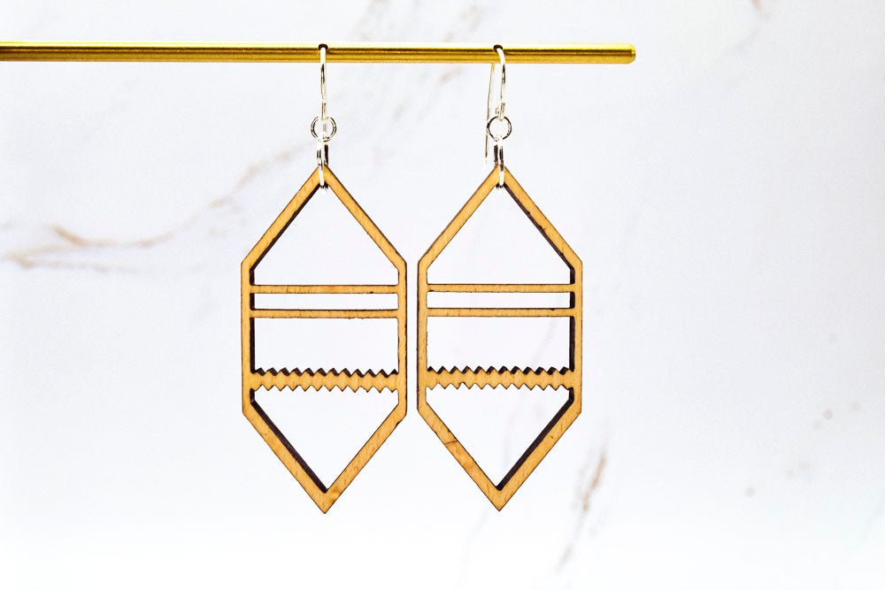 Hexagonal Earrings - Concordia Style Boutique