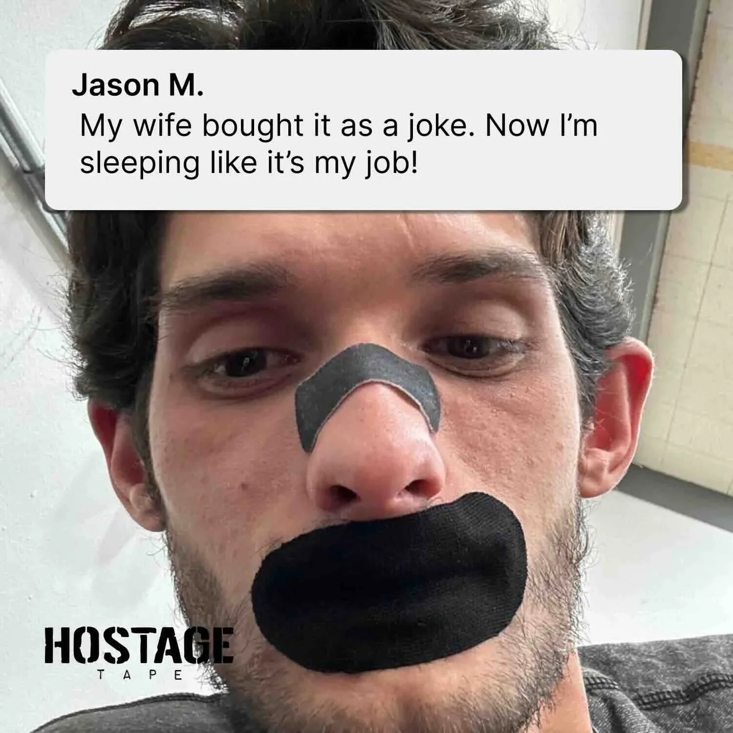Hostage Mouth Tape - Reduces Snoring and; Enhances Sleep Quality
