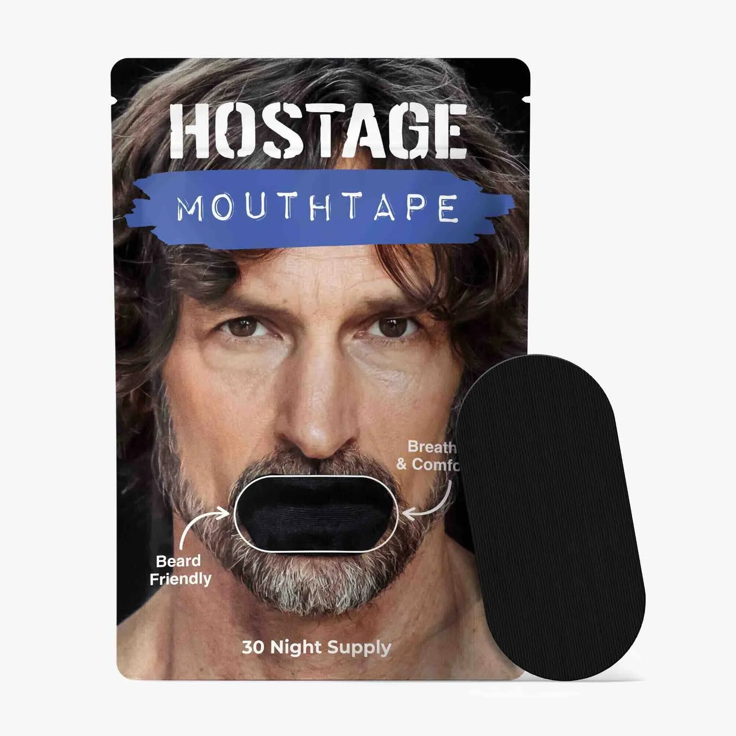Hostage Mouth Tape - Reduces Snoring and; Enhances Sleep Quality
