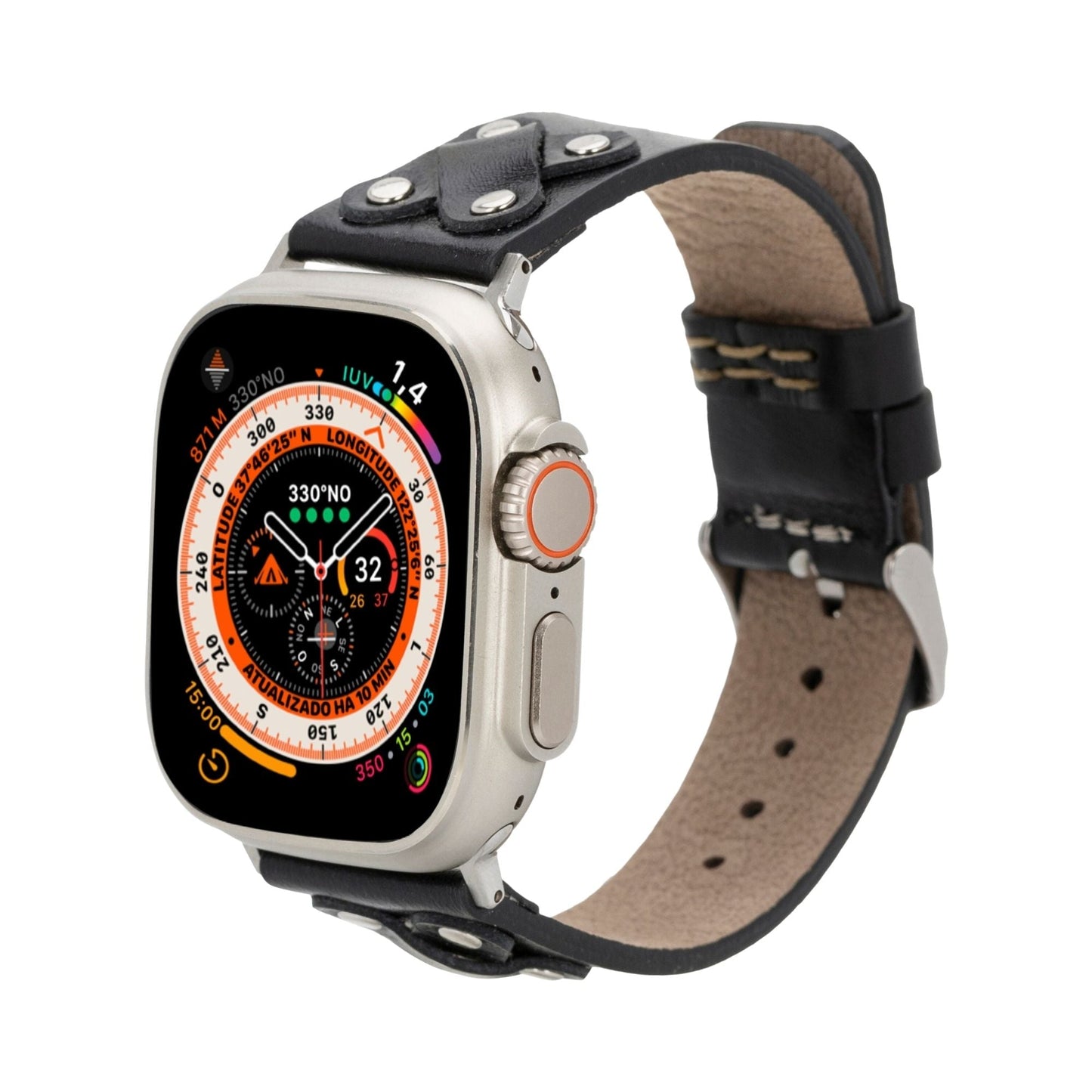Hulett Leather Bands for Apple Watch 9, Ultra 2 & SE - Concordia Style Boutique