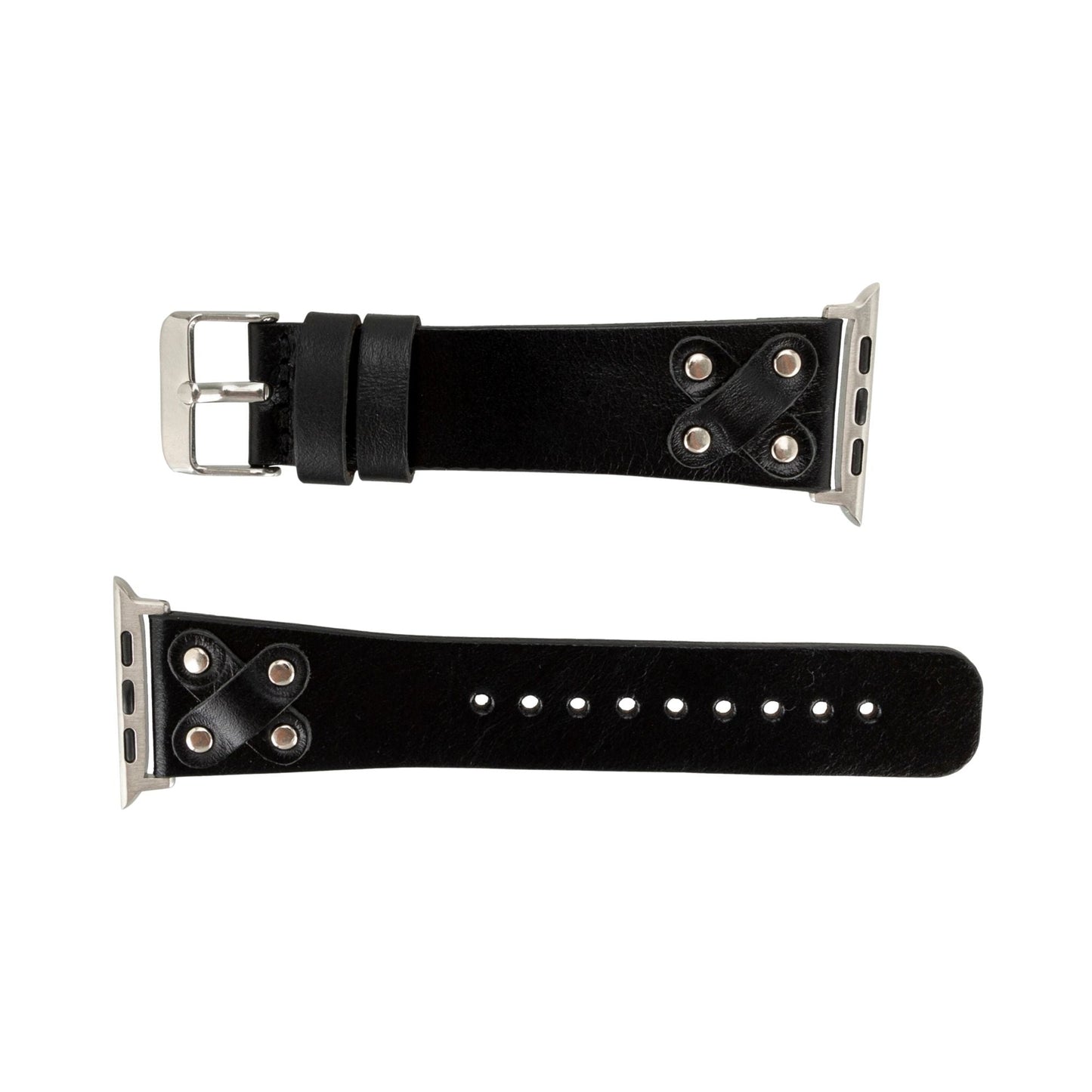Hulett Leather Bands for Apple Watch 9, Ultra 2 & SE - Concordia Style Boutique