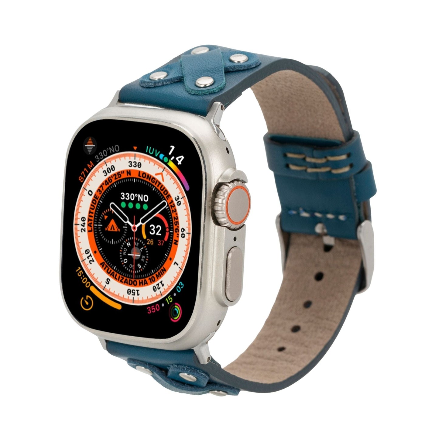 Hulett Leather Bands for Apple Watch 9, Ultra 2 & SE - Concordia Style Boutique