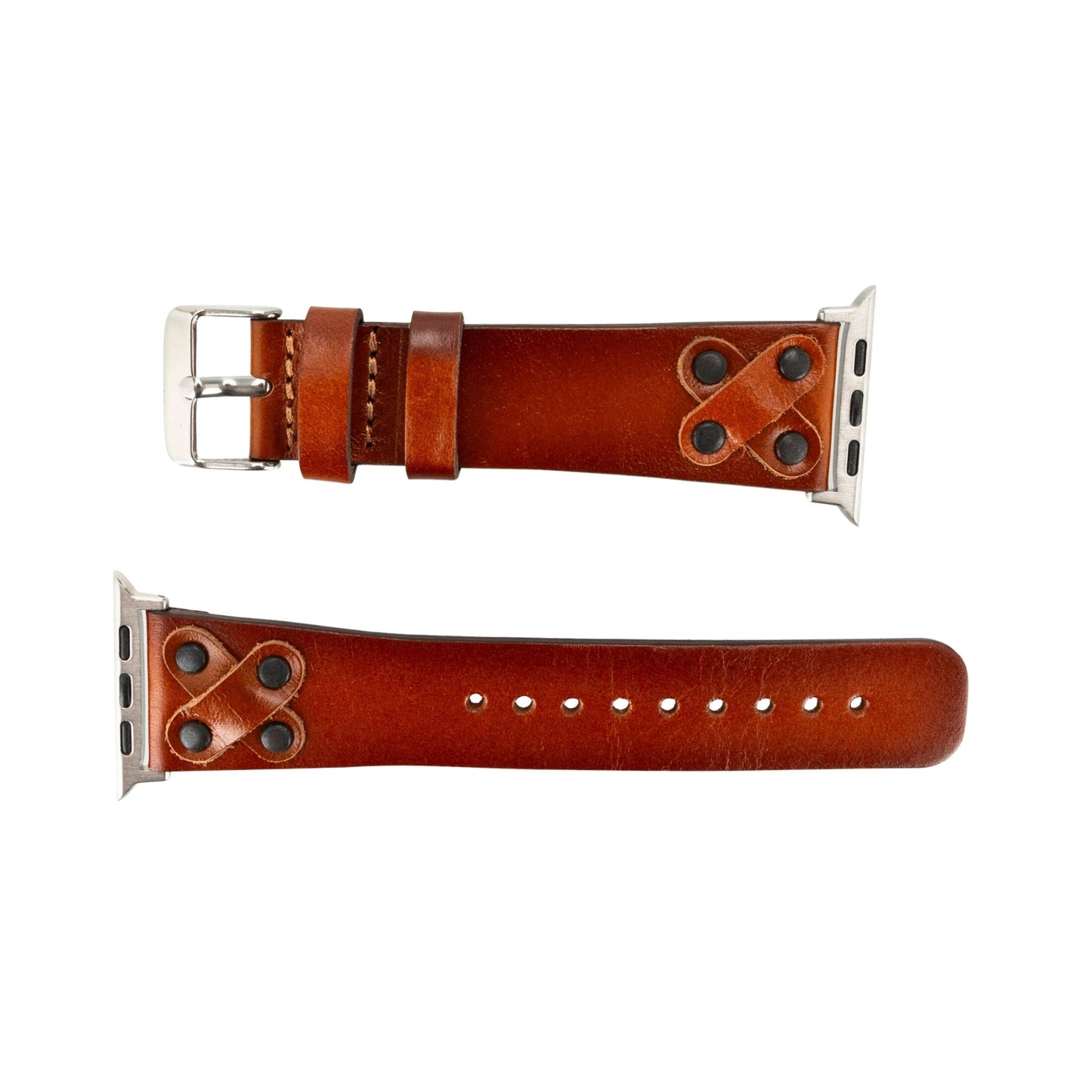 Hulett Leather Bands for Apple Watch 9, Ultra 2 & SE - Concordia Style Boutique