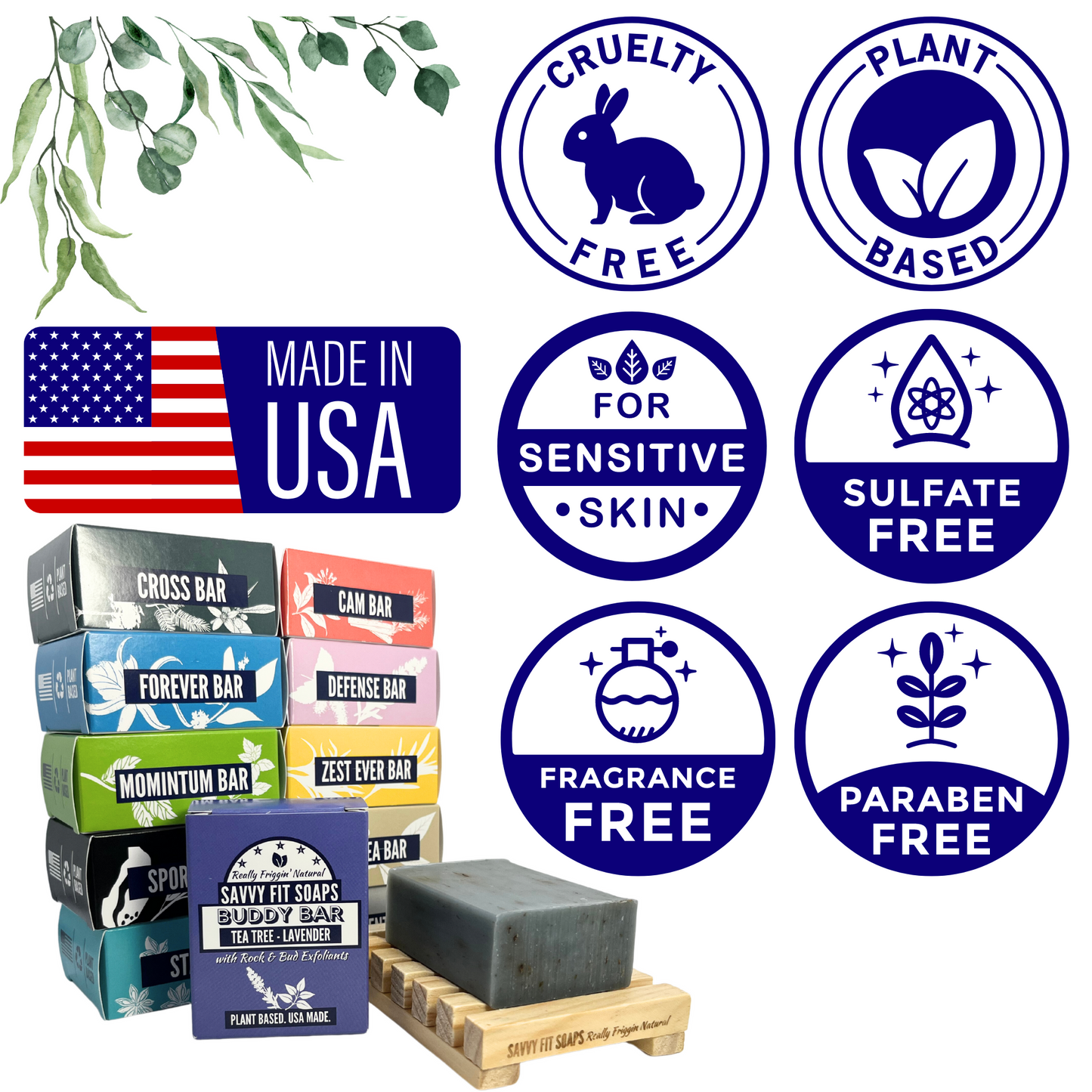 12 Bar Bundle (1 of each Scented Bar) - Concordia Style Boutique