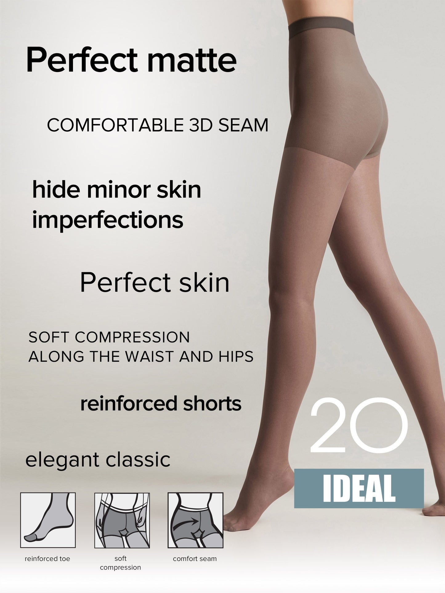 Tights Conte Ideal 20 Den - Ultimate Matt - Concordia Style Boutique