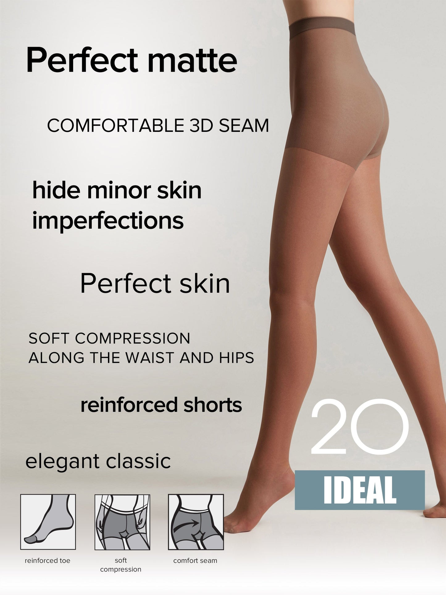 Tights Conte Ideal 20 Den - Ultimate Matt - Concordia Style Boutique