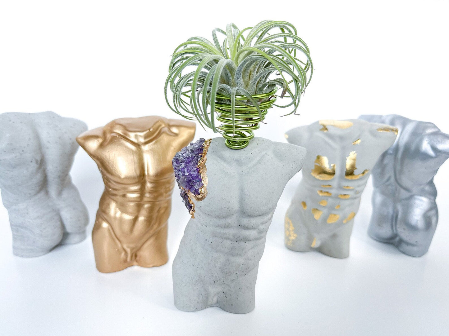 MALE BODY AIR PLANT HOLDER - Concordia Style Boutique