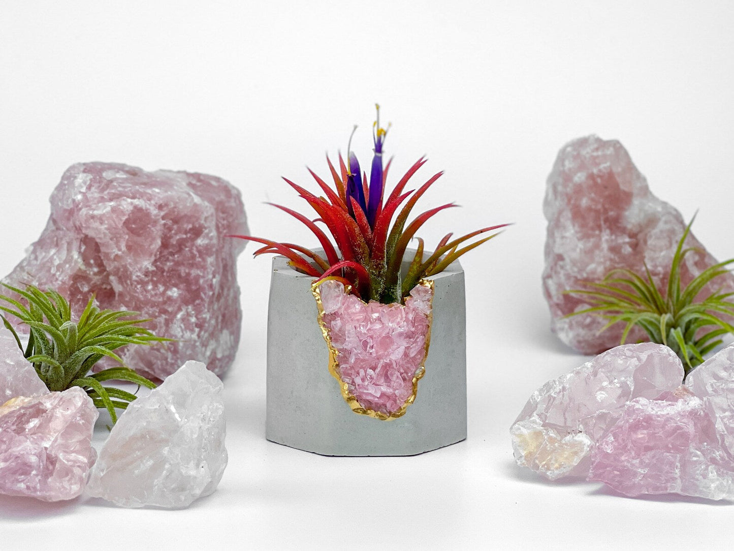 ROSE QUARTZ CANDLE HOLDER - Concordia Style Boutique