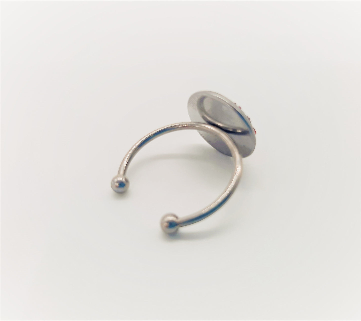 Iridescent 12mm Mermaid Scale Finger Cuff Ring