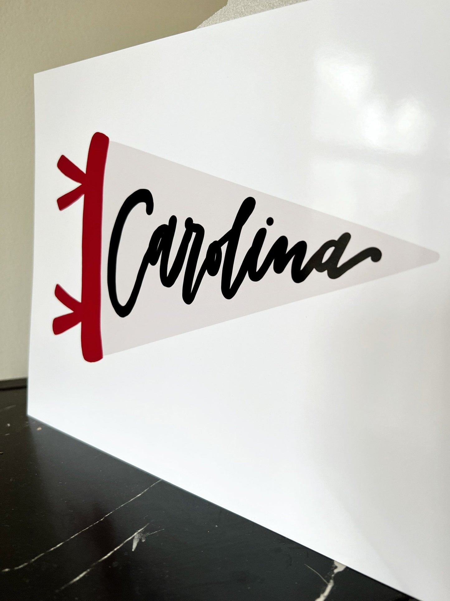 South Carolina Pennant Print