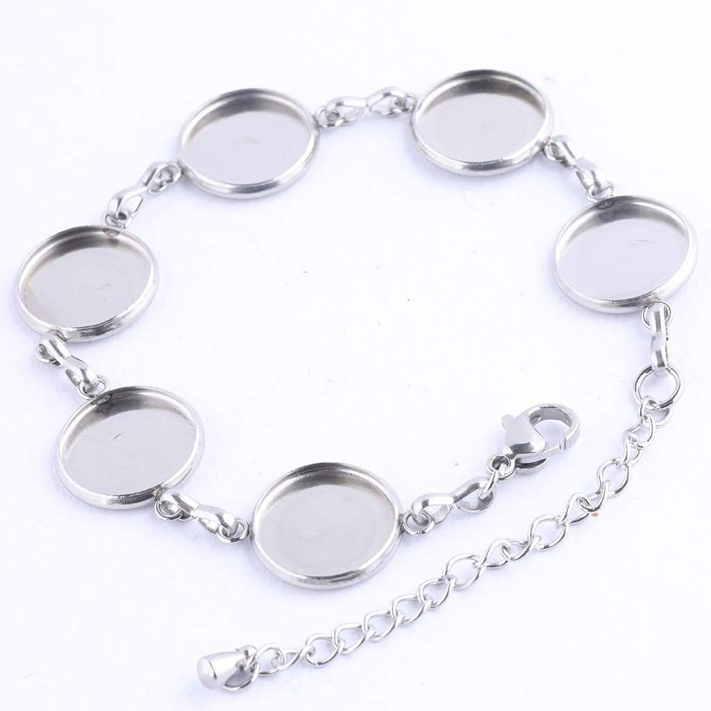 Iridescent Purple Link Bracelet - Adjustable