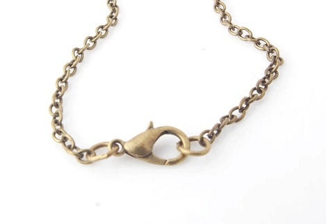 Antique Bronze Aurora Borealis & Purple Rhinestone Necklace