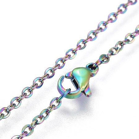 Rainbow Chromium Turtle / Tortoise Necklace