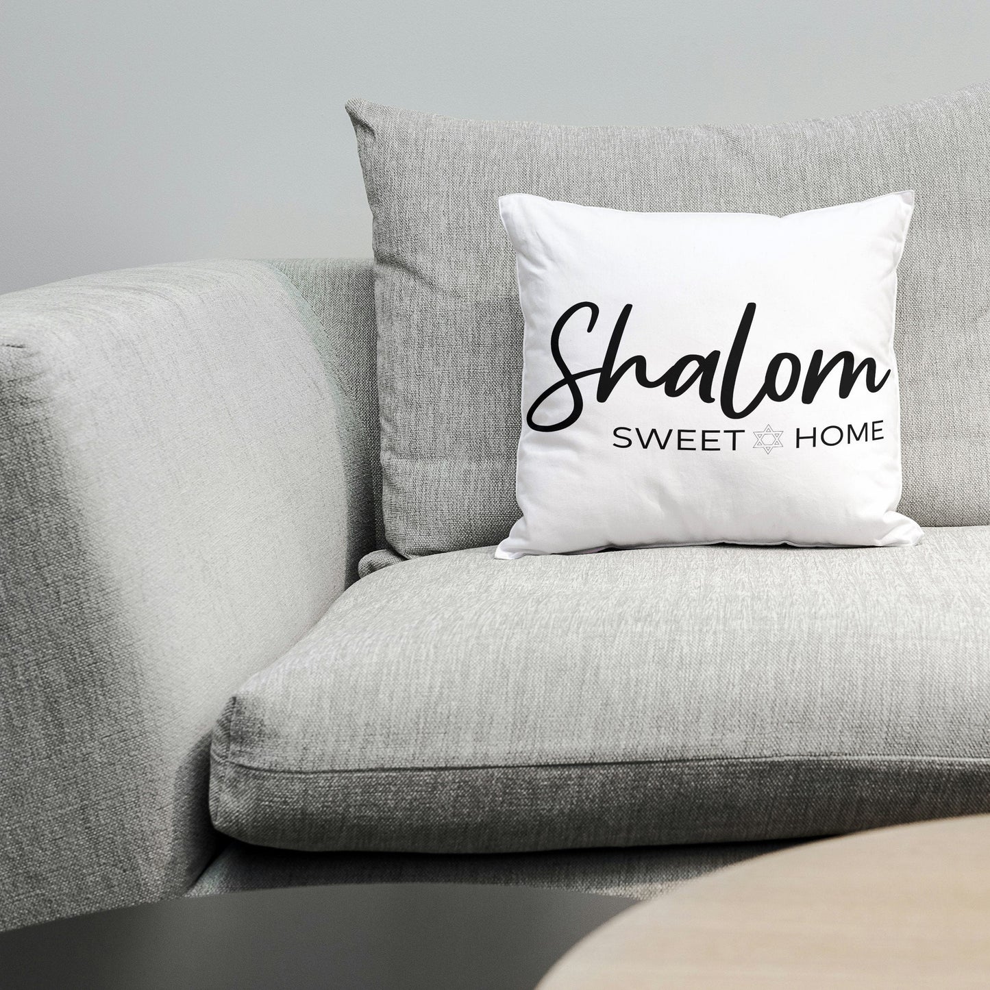 Shalom Sweet Home Throw Pillow