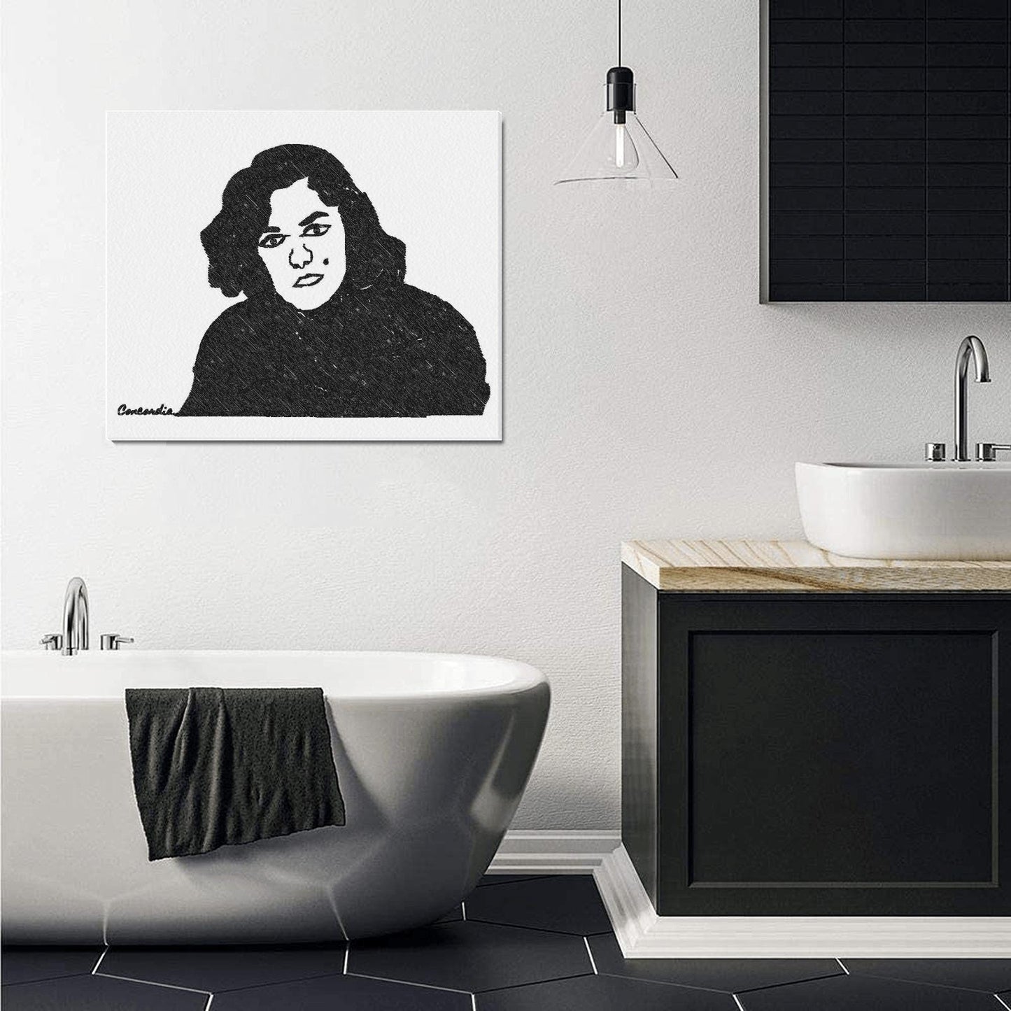 Frame Canvas Print - 24"x20" - Made in the USA - "Don't Mess with Me!" - All-Over Printing - Premium Artwork from Concordia Style Boutique - Just $46.52! Shop now at Concordia Style Boutique