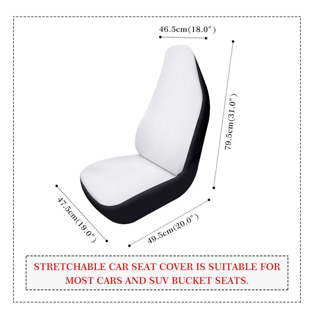 Soft and Lightweight Back Car Seat Covers (2pcs) - "The Alien" - Premium Seat Covers from Concordia Style Boutique - Just $72.98! Shop now at Concordia Style Boutique