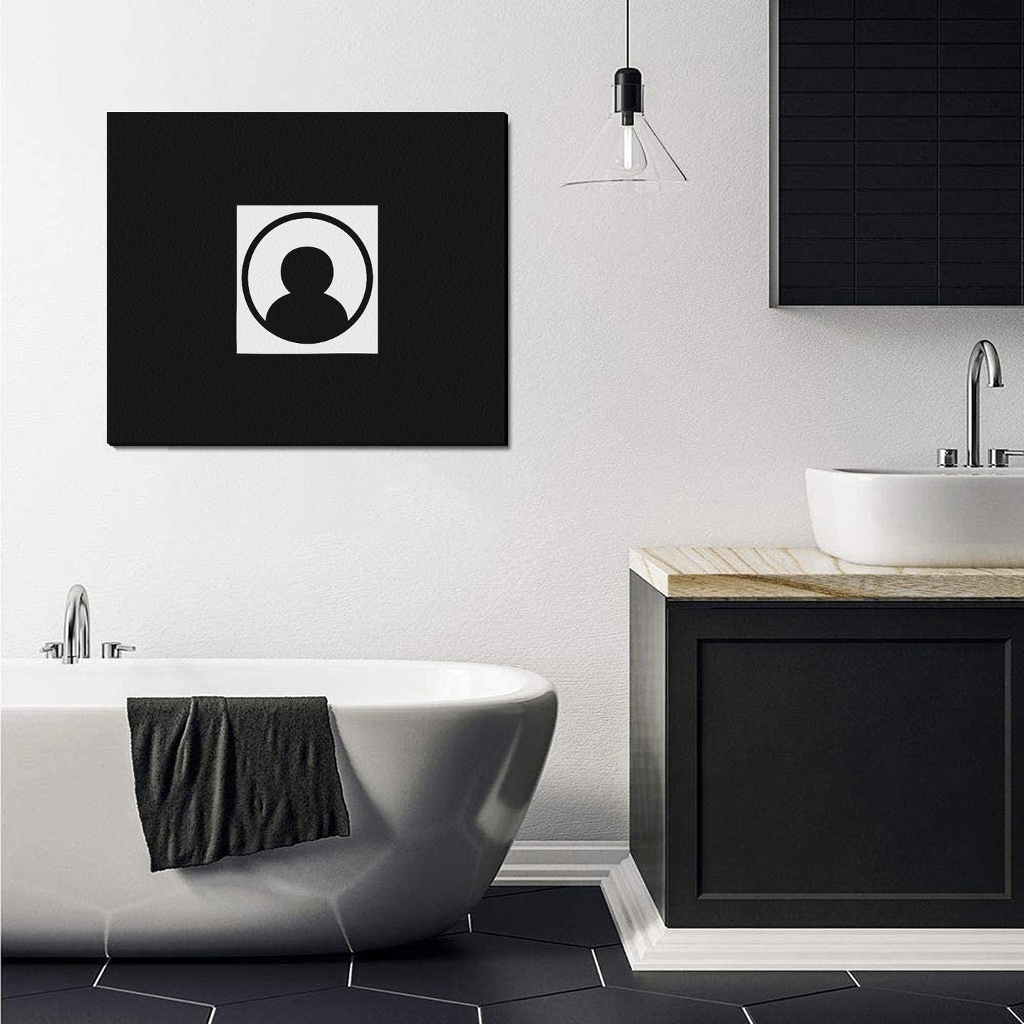 Frame Canvas Print - 24"x20" - Made in the USA - "Profile" - Premium Artwork from Concordia Style Boutique - Just $46.52! Shop now at Concordia Style Boutique