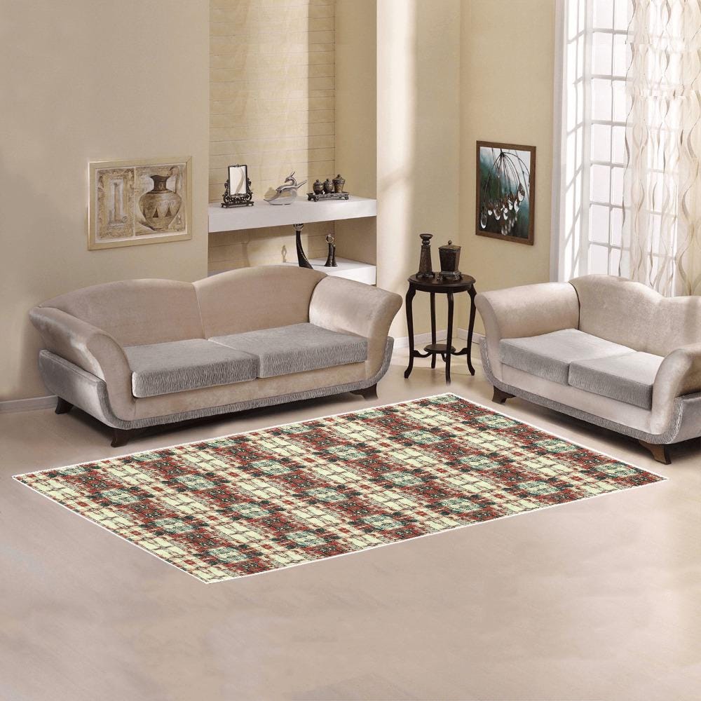 Area Rug 7' x 3.2' - Square Dance" - Premium rug from Concordia Style Boutique - Just $96.76! Shop now at Concordia Style Boutique