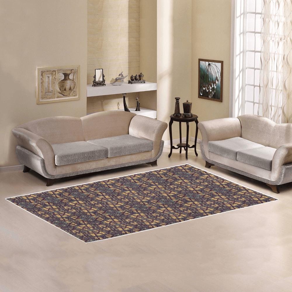 Area Rug 7' x 3.2' - "Rib of Life" - Premium rug from Concordia Style Boutique - Just $96.76! Shop now at Concordia Style Boutique