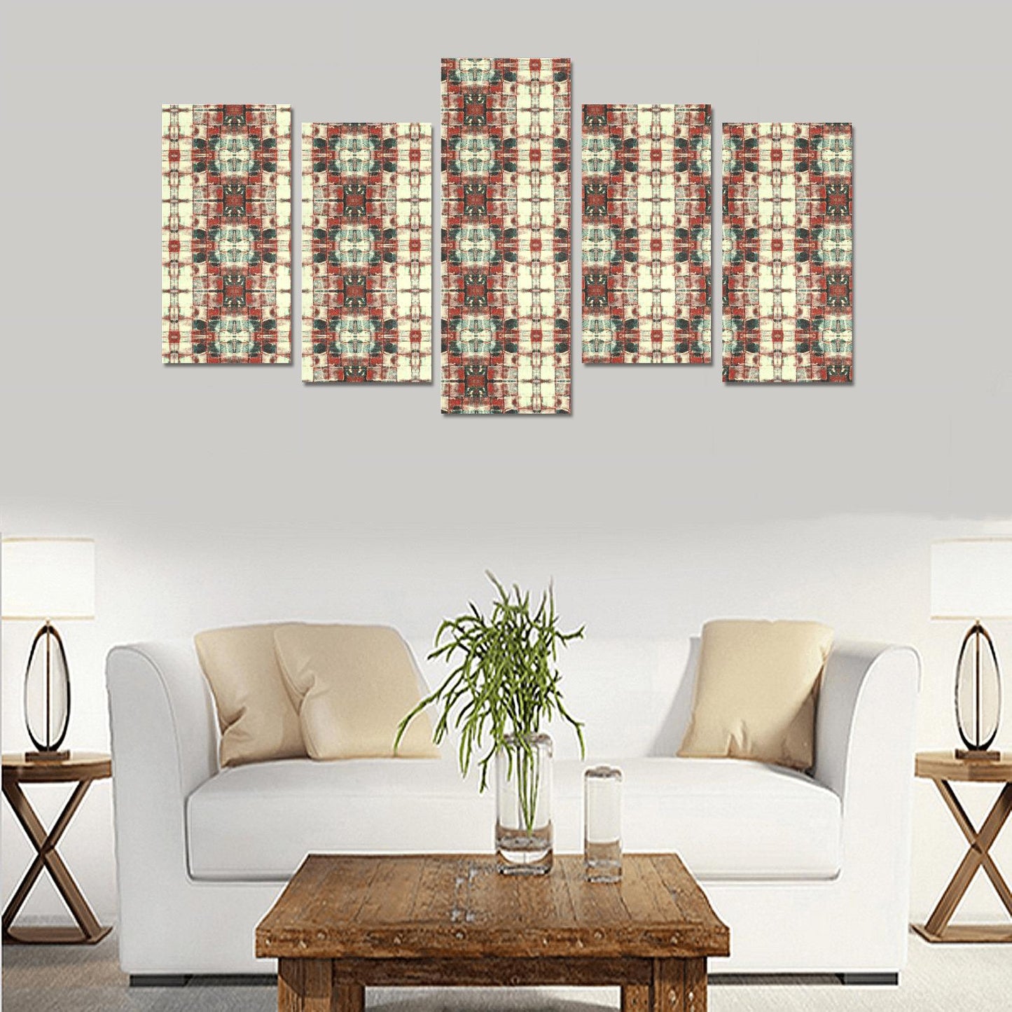 Canvas Wall Art Prints (No Frame) 5-Pieces - "Square Dance" - One-side Printing - Premium Artwork from Concordia Style Boutique - Just $46.34! Shop now at Concordia Style Boutique