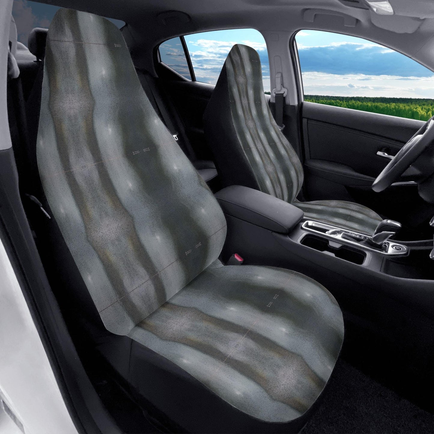 Soft and Lightweight Back Car Seat Covers (2pcs) - "The Alien" - Premium Seat Covers from Concordia Style Boutique - Just $72.98! Shop now at Concordia Style Boutique