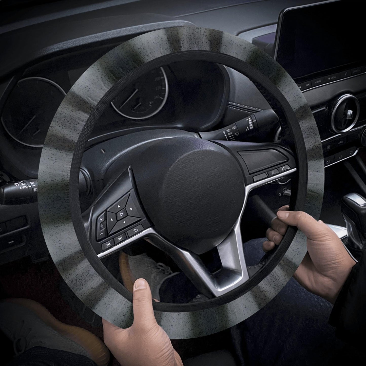 Car Steering Wheel Cover - "The Alien" - Premium Vehicle Steering Wheel Covers from Concordia Style Boutique - Just $27.78! Shop now at Concordia Style Boutique