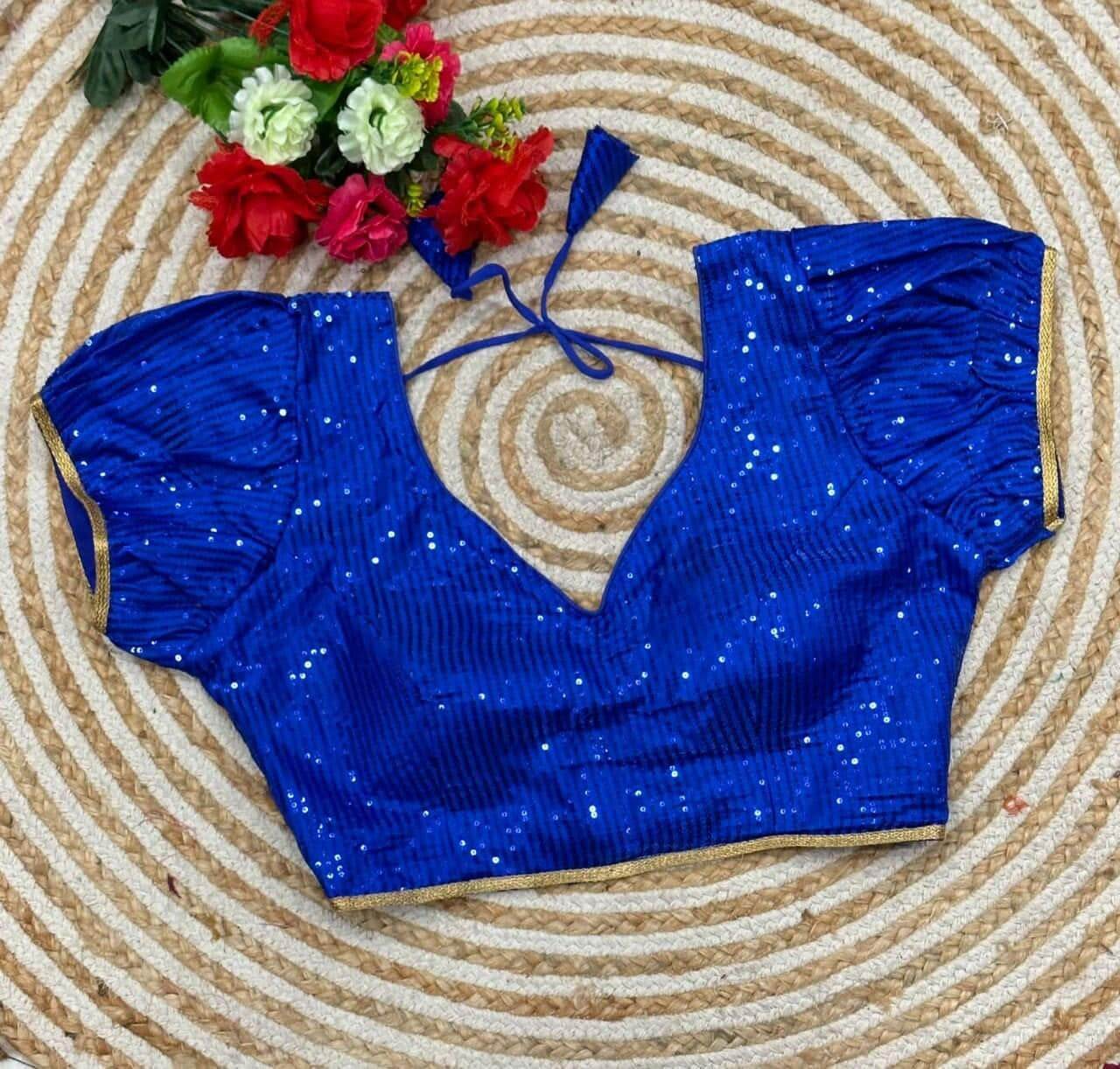 3306 sequin blouses | readymade blouse for saree