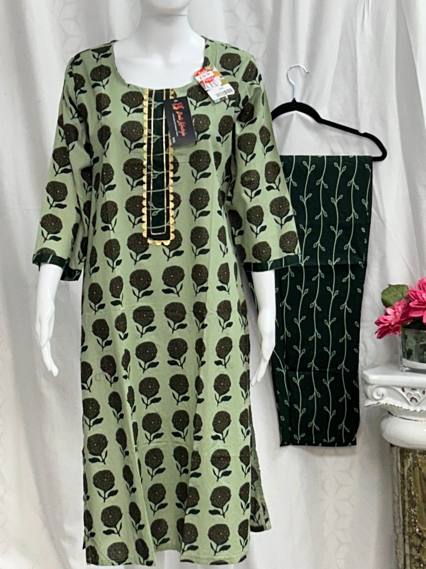 Cotton Kurti pant set