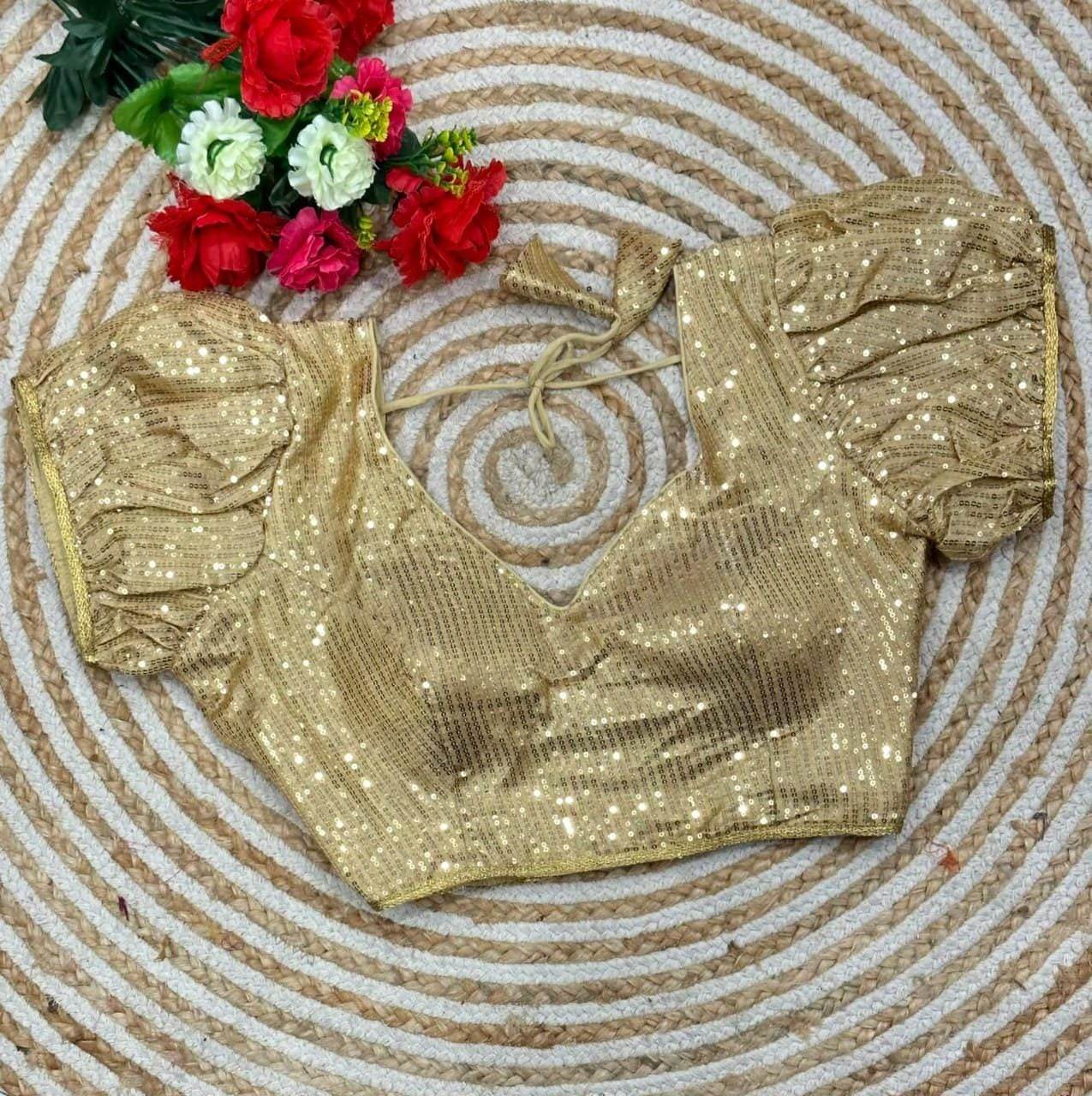 3306 sequin blouses | readymade blouse for saree