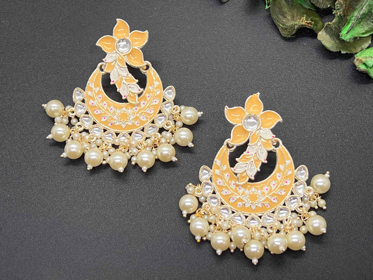 Chandbali earrings