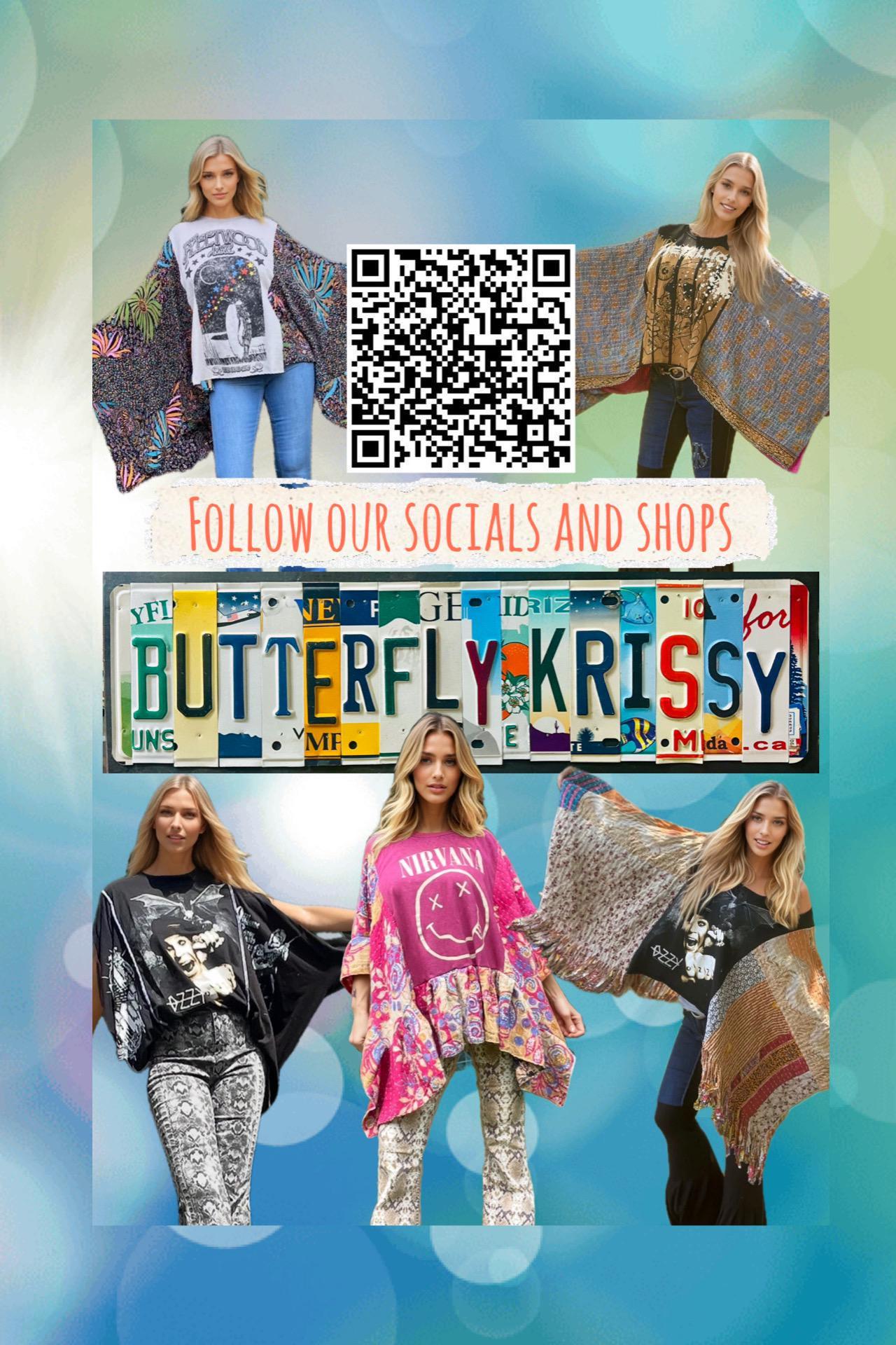 Butterfly Top/Poncho “Jimi Hendrix