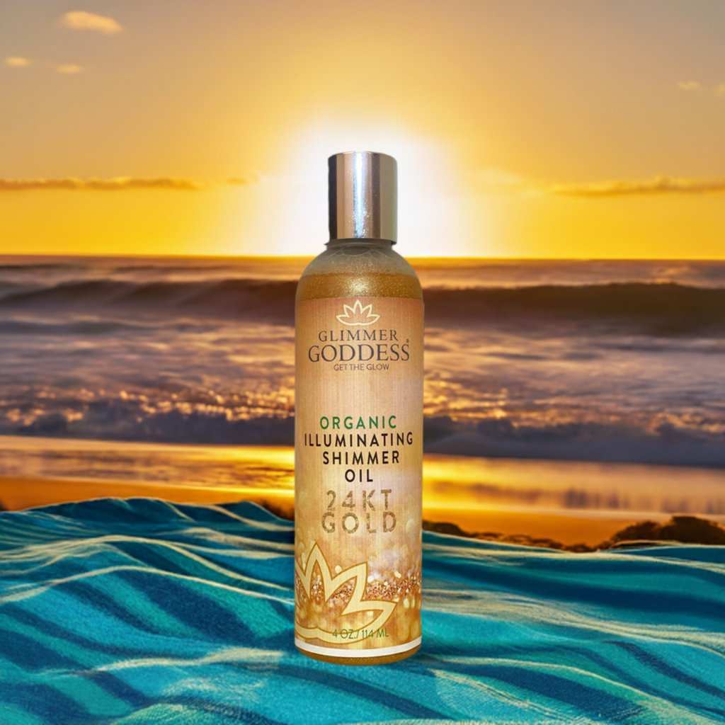 Illuminating Shimmer Body & Face Oils - Organic Radiant Glow & Hydration - Concordia Style Boutique