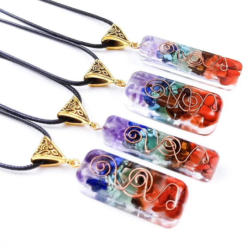 Orgone Chakra balancing necklace | EMF protection - Concordia Style Boutique