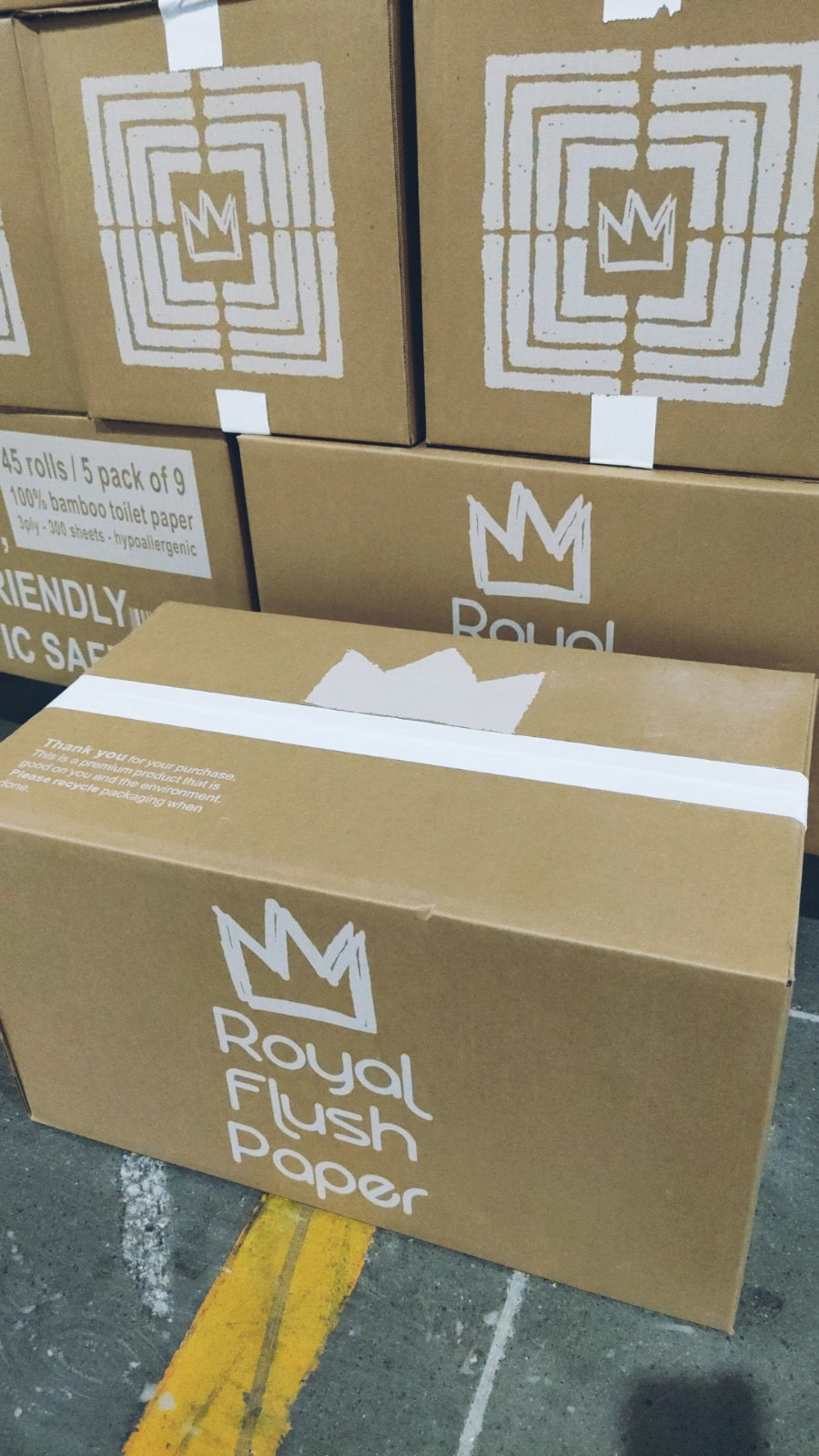 Premium Bamboo Toilet Paper - 45 roll box (5 packs of 9) - Concordia Style Boutique