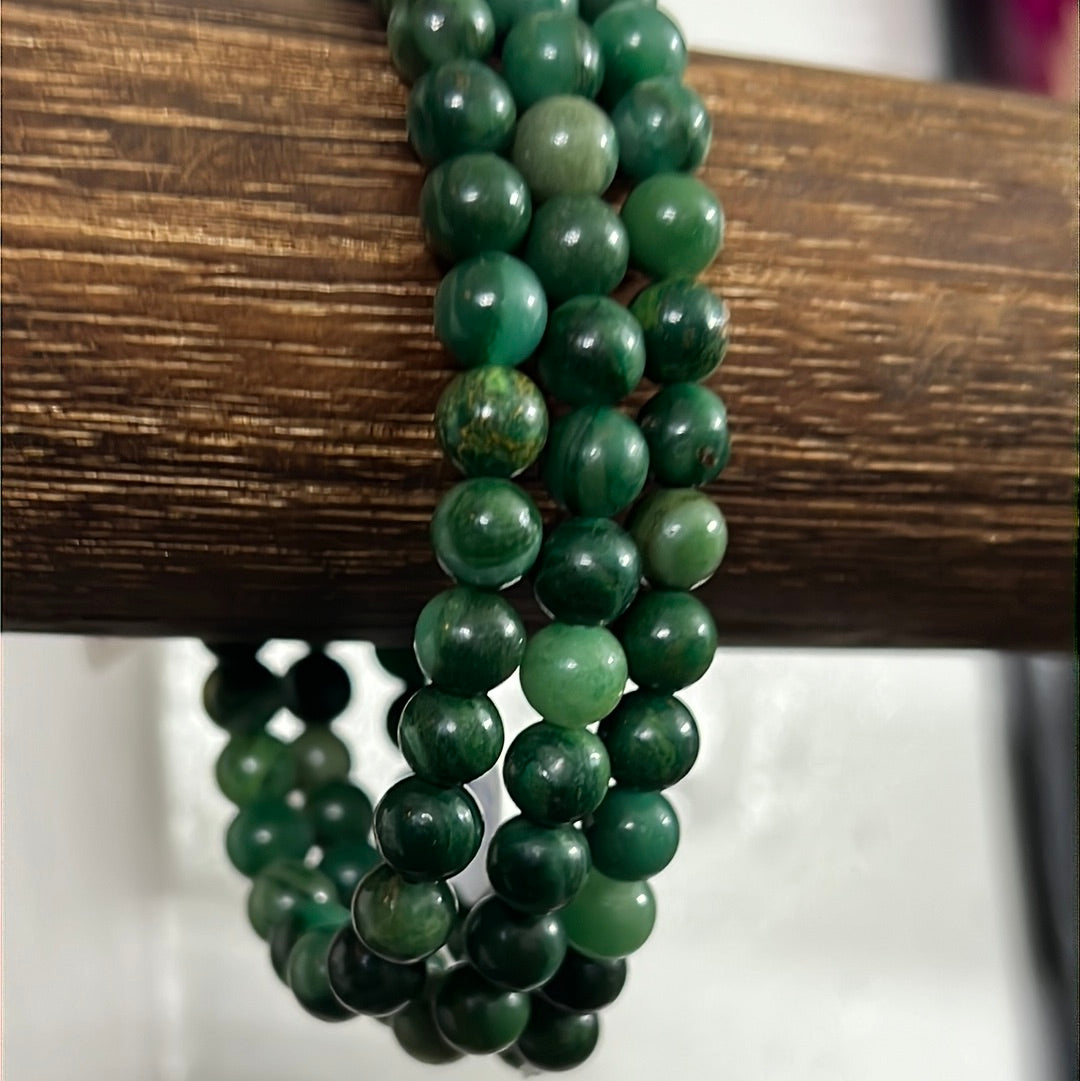 African Jade Gemstone Bracelet - Concordia Style Boutique