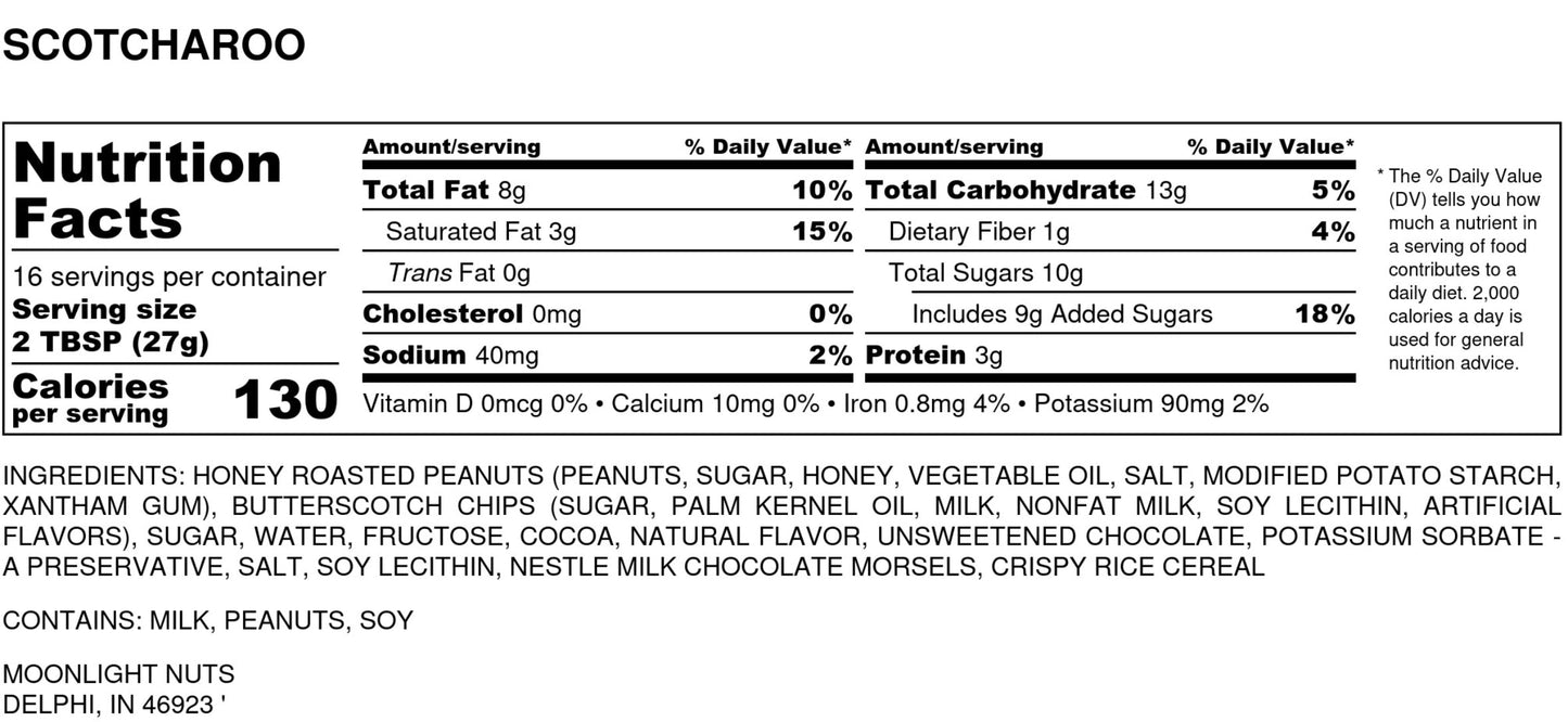Scotcharoo - Butterscotch & Chocolate Peanut Butter - Concordia Style Boutique