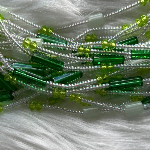 Glow in dark waist beads - Fluorescent waist beads - Concordia Style Boutique