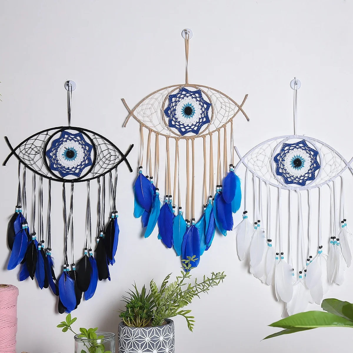 Evil Eye Dreamcatcher for Bedroom Decoration - Concordia Style Boutique
